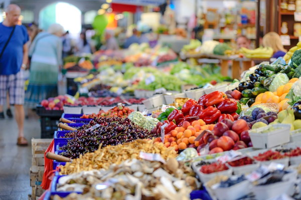 marché fruits et légumes
